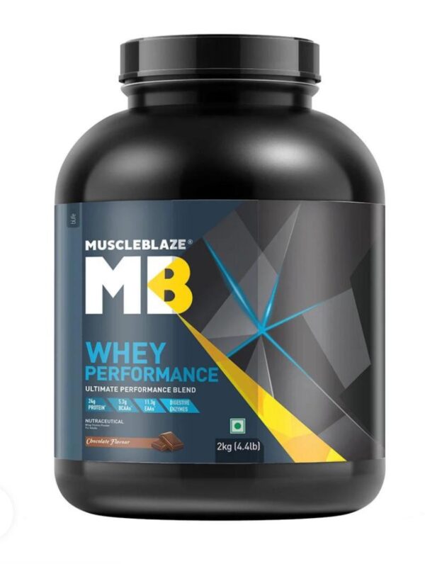 MuscleBlaze Whey Performance Protein, 2 kg 4.4 lb