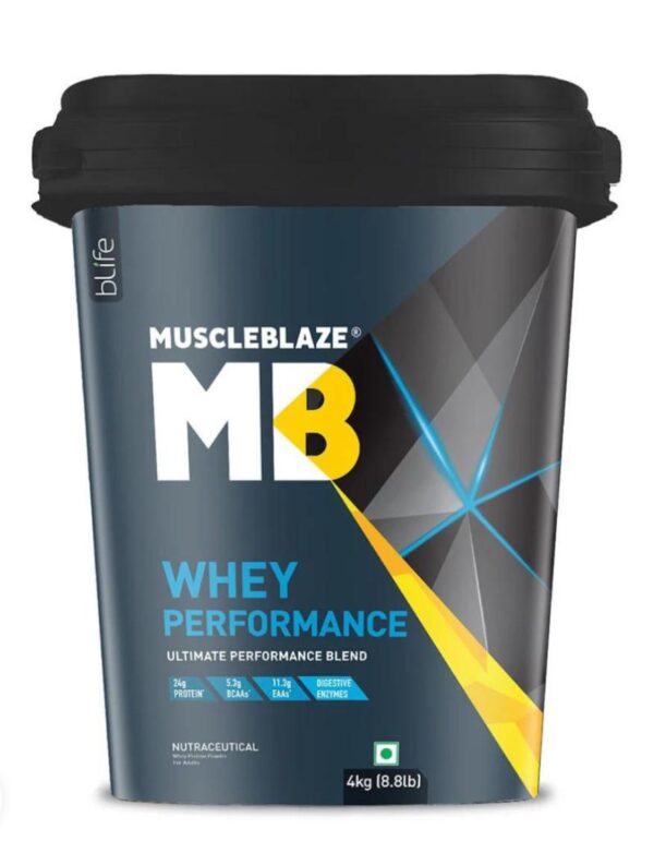 MuscleBlaze Whey Performance Protein, 4 kg