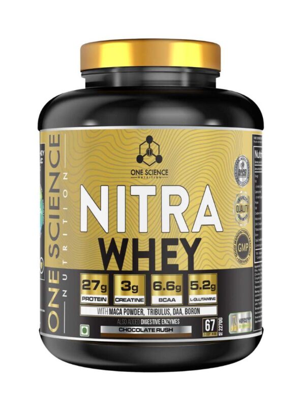 One Science Nitra Whey Protein  (2.27 kg, Cookies & Cream)