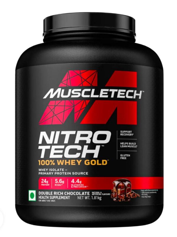MuscleTech Nitro-Tech Whey Gold Protein Isolate 1.8 kg