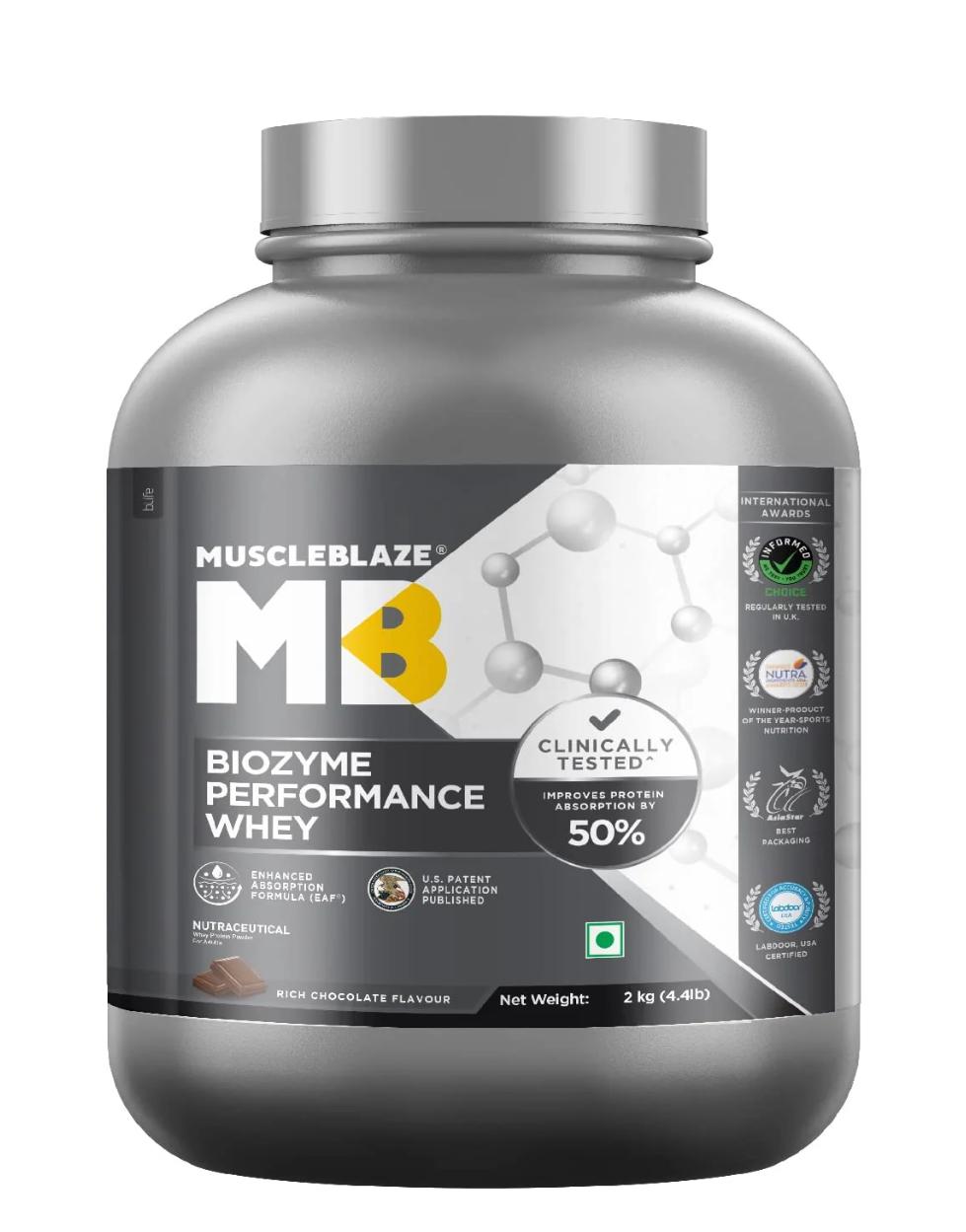 MuscleBlaze Biozyme Performance Whey