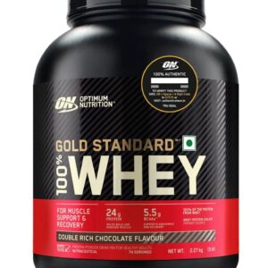 Gold Standard 100% Whey Protein Powder | Double Rich Chocolate | 2.2 KG | (5LBS)