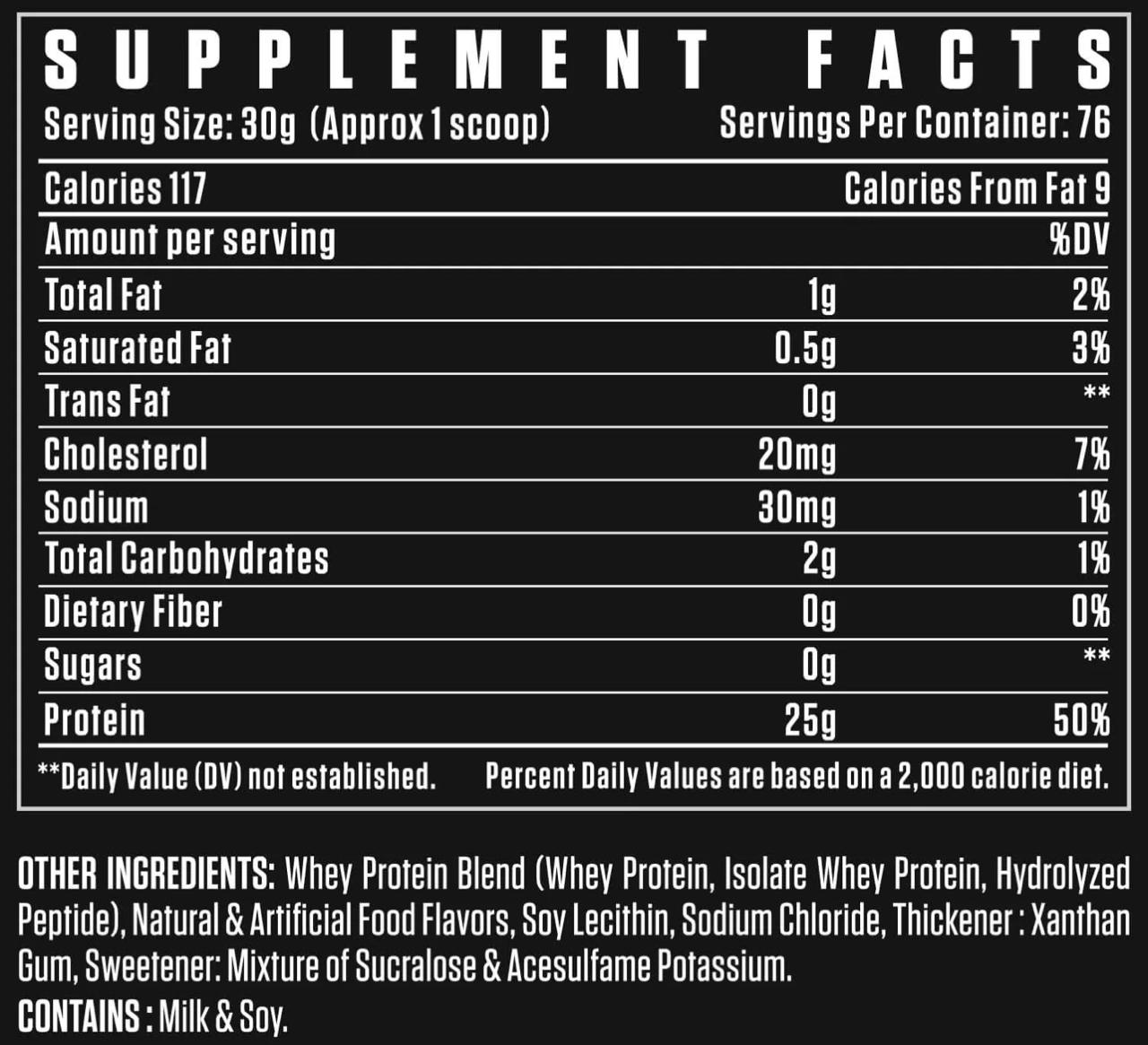 Dexter Jackson - Black Series whey Protein – 5lbs - Image 3