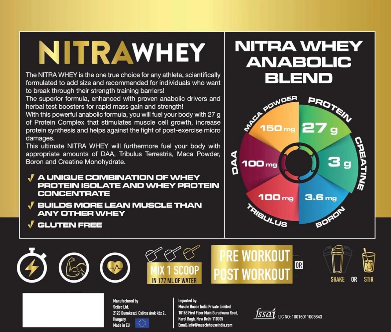 Nitra Whey Protein 5lbs - Image 2