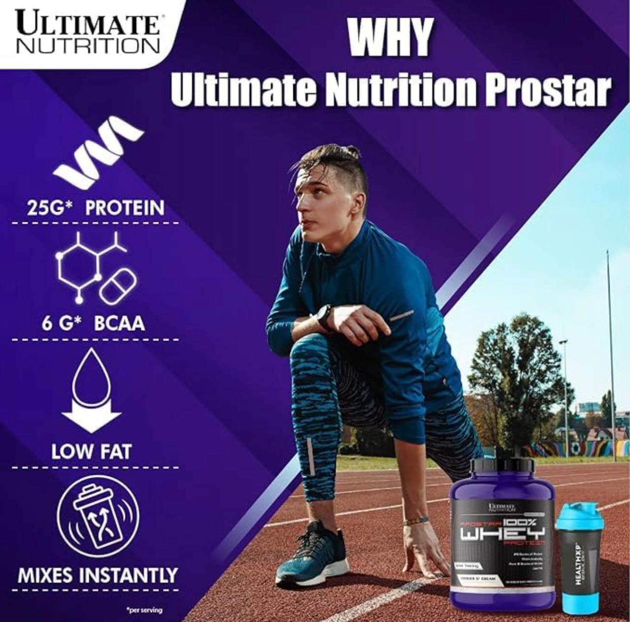 ULTIMATE NUTRITION - Prostarr- 100% Whey Protein Powder - 5.28LBS - Image 3