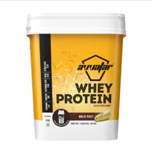 Avvatar Whey Protein | 4 Kg | Malai Kulfi Flavour