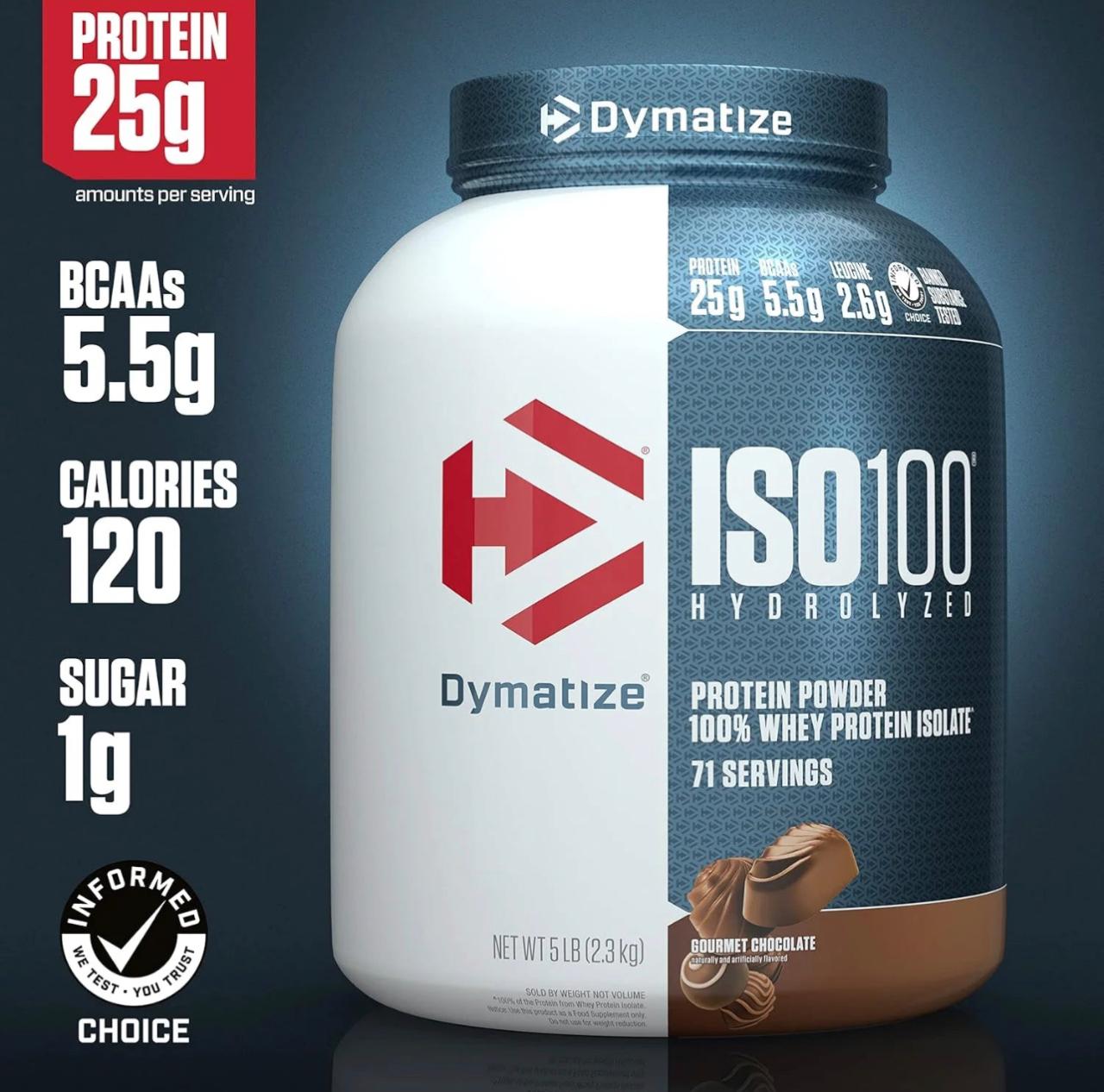 Dymatize ISO100 Hydrolyzed protein – 5lbs - Image 4