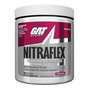 GAT Sport Nitraflex Fruit Punch Flavour powder -Pack of 30 Servings