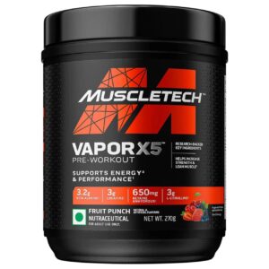 MuscleTech Vapor X5, 270 g (0.59 lb), Fruit Punch